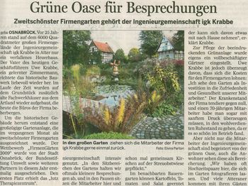 igk Krabbe - FirmenGärten 2009